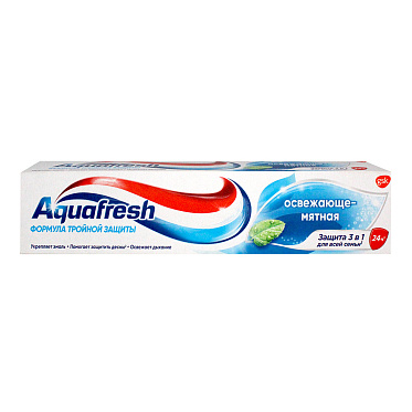 Зубная паста Aquafresh освежающая мята, 100 мл