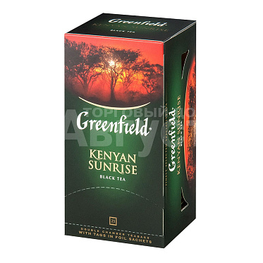 Чай черный Greenfield Kenyan Sunrise, 25 пакетиков