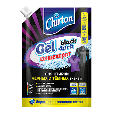 Гель для стирки Chirton для чёрных тканей, 750 мл