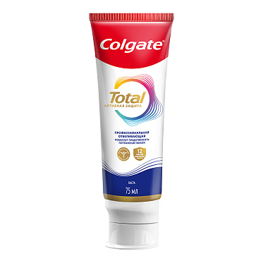 Зубная паста Colgate Total 12 Профессиональная, Отбеливающая, 75 мл