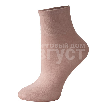 Носки женские Oemen VN356-3 хлопковые, спортивные, размер 25, персиковый