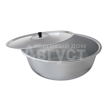 Миска МТ037 36 см, 10 л, алюминиевая