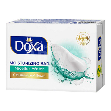 Мыло туалетное DOXA С мицеллярной водой, в коробке, 80 г
