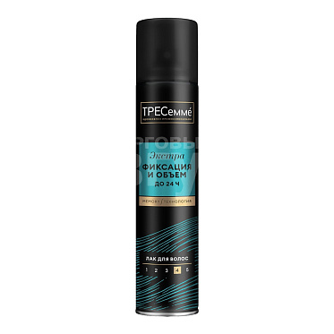 Лак для волос Tresemme Beauty-full Volume для создания объема, экстрасильная фиксация, 250 мл