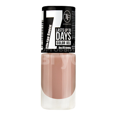 Лак для ногтей Triumf Color Gel розовый полупрозрачный, тон 295, 8 мл