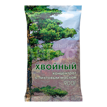 Соль для ванн Laboratory Katrin 12037 Хвойный концентрат с пихтовым маслом, пакет, 900 г