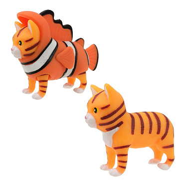 Игрушка Т23804 Прокачка для собачки,тянущиеся собачки и кошечки, 10 см в ассортименте