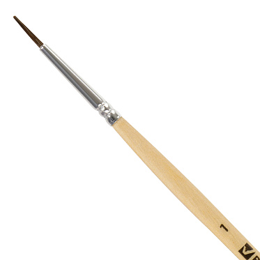 Кисти для рисования Brauberg 200840 пони, круглая № 1, 1 шт