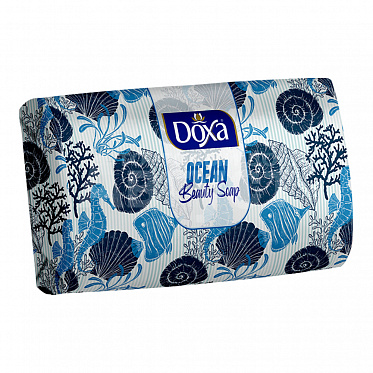 Мыло туалетное DOXA BEAUTY Океан, в бумажной упаковке, 90 г