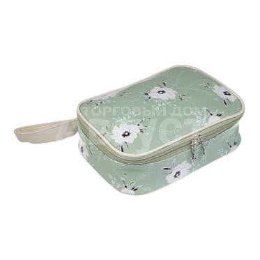 Косметичка ЮL 327-346 саквояж на молнии, с ручкой 22x15,5x8 см, ПВХ, Микс