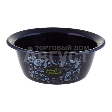 Миска Appetite 1с5с Домашние ягоды/Berry, эмалированная, 0,8 л