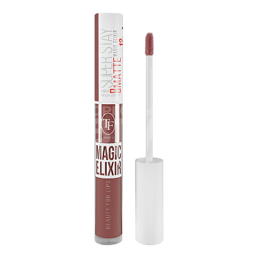 Губная помада Triumf Cosmetics Magic Elixir суперстойкая, жидкая, матовая, коричневый, тон 94, 10 мл