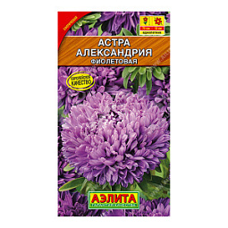 Семена цветов АЭЛИТА Астра Александрия фиолетовая, цп, 0,1 г
