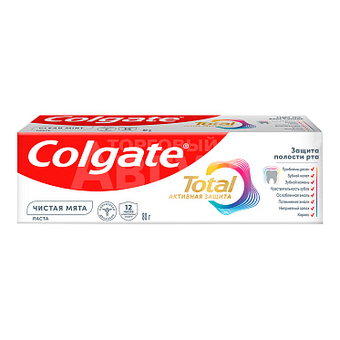Зубная паста Colgate Total 12 Чистая мята, 80 г
