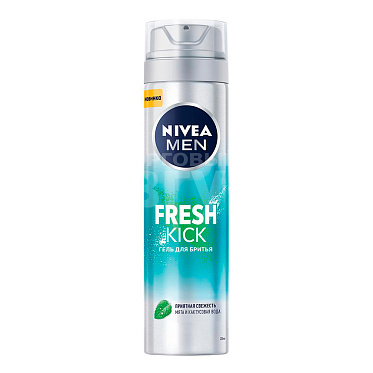 Гель для бритья Nivea Fresh kick, 200 мл