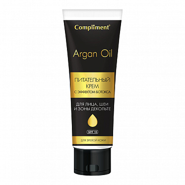 Крем для лица Compliment Agran Oil Питательный с эффектом ботокса для зрелой кожи, 50 мл