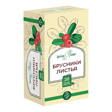 Бад Брусники листья, 1,5г, 20 пакетов