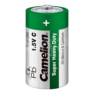 Батарейка Camelion R14P солевая, 1 шт