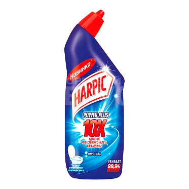 Чистящее средство Harpic Power Plus дезинфицирующее для туалета, оригинальный, гель, 450 мл