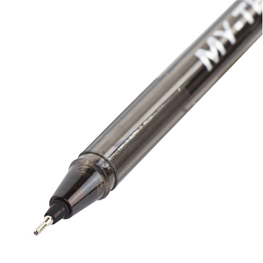 Ручка Pensan 143383 шариковая масляная корпус прозрачный, 0,7мм, чёрный