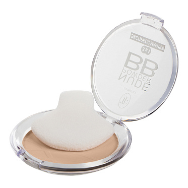 Пудра компактная Triumf Nude BB Powder, бежевый, тон 02