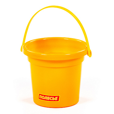 Ведро 0668 Полесье малое 3+, 12,2x11,5x10 см, пластмасса