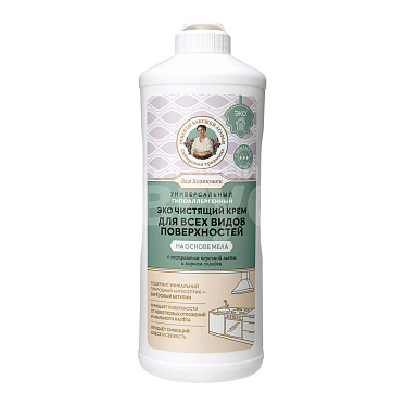 Чистящее средство Рецепты Бабушки Агафьи Сибирская Травница для куконных поверхностей на основе мела, курок, 500 мл