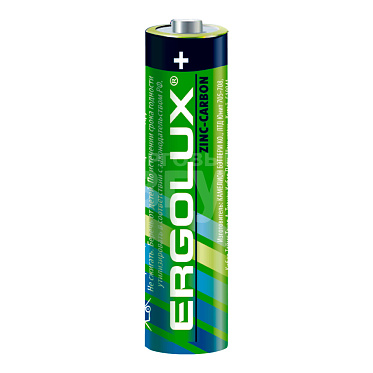Батарейка Ergolux R03 солевая, Батарейка1
