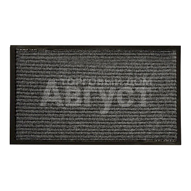 Коврик дверной 10301 Стандарт влаговпитывающий, ребристый 50*80 см, серый