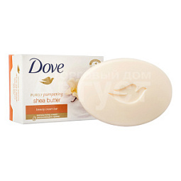 Крем-мыло туалетное Dove Объятия нежности Масло ШИ и пряная ваниль, 90 г