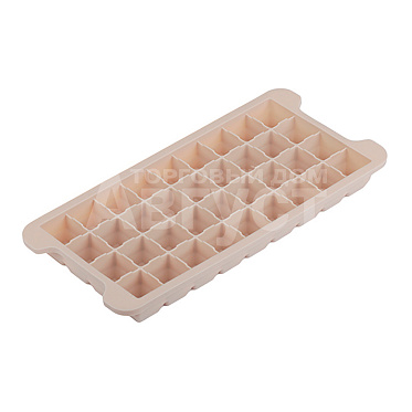 Форма для льда Vetta 856-241 прямоугольная, 36 ячеек 26,5*13,4*2,6 см, силикон, бежевый