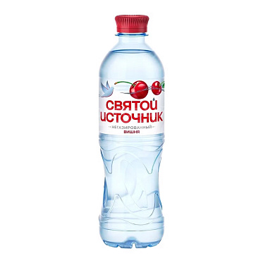 Вода негазированная Святой источник Вишня, 0,5 л