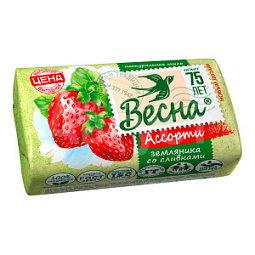 Мыло Весна 90г земляника со сливками