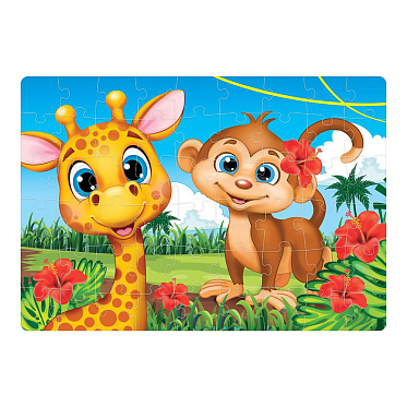 Пазл Puzzle Time 7018738 Веселые приключения, 54 элемента