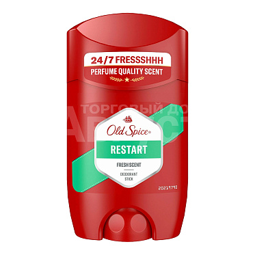 Дезодорант-антиперспирант мужской Old Spice Restart, стик, 50 г