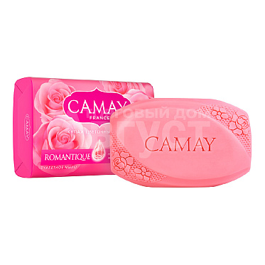 Мыло туалетное Camay French Romantique Алые Розы, 85 г