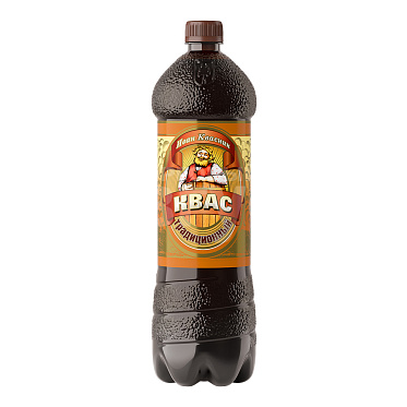 Квас Иван Кваснин Традиционный, безалкогольный, ПЭТ, 1,42 л