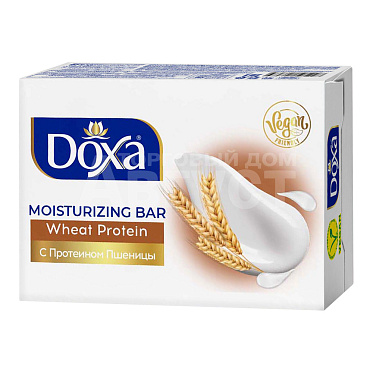 Мыло туалетное DOXA С протеином пшеницы, в коробке, 80 г