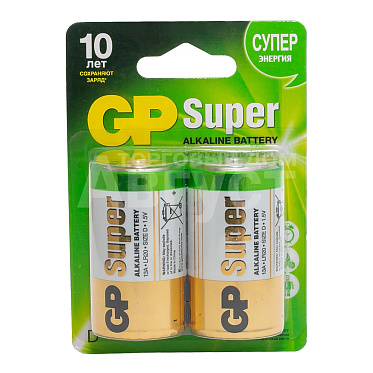 Батарейка Greenini Professional Super LR 20 BL2, 2 шт блистер