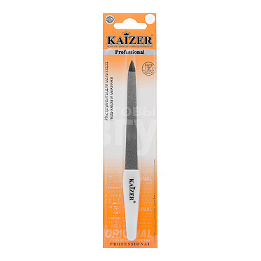 Пилочка маникюрная Kaizer 701062 металлическая, алмазное покрытие, 180 мм