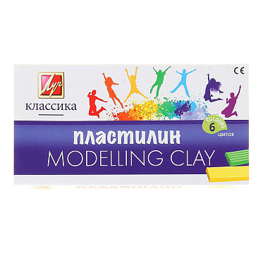 Пластилин Луч 1026966 Классика 120 г, 6 цветов