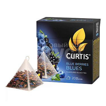 Чай черный Curtis Blue Berries Blues, в пирамидках, 20 пакетиков