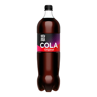 Вода газированная Fresh Bar Cola Original, безалкогольный, сильногазированный, 1,5 л