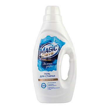 Гель для стирки Magic Drive для белого белья, 1 л