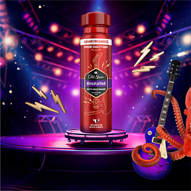 Дезодорант мужской Old Spice Rockstar, спрей, 150 мл