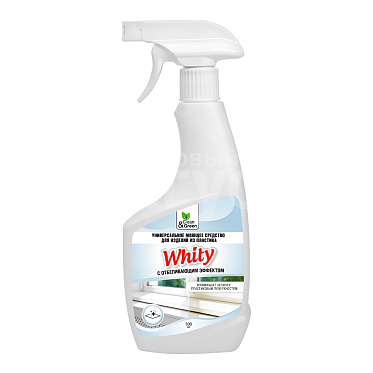 Чистящее средство Clean&Green Whity для очистки пластика, с отбеливанием, курок, 500 мл