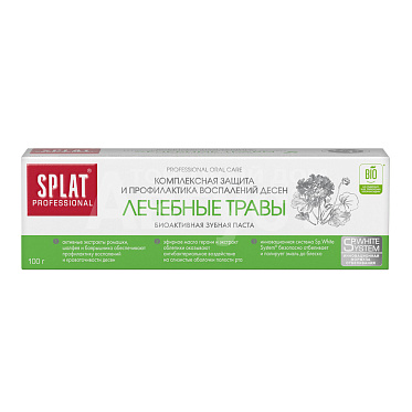 Зубная паста Splat Professional Лечебные травы, 100 г