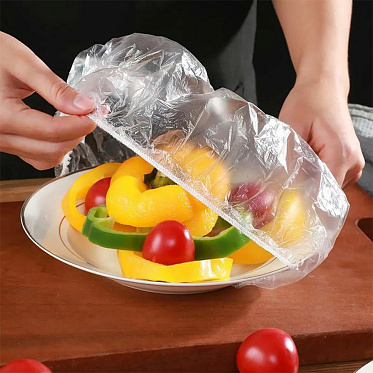Крышка-чехол KAS-100 для продуктов, на резинке, 100 шт