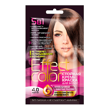 Краска для волос Effect color 4.0 Каштан
