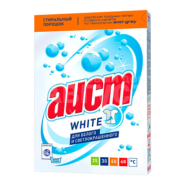 Стиральный порошок Аист White, автомат, 400 г
